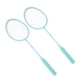 thumbnail image 1 of 2 Player Badminton Set Anti Breaking Strings Groove T  Design With Carry Bag 3 Shuttlecocks for Training Entertainment, 1 of 7