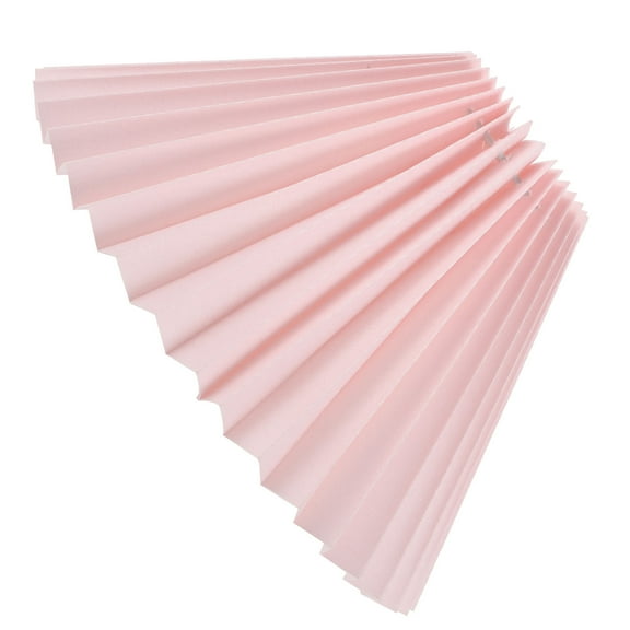 Minkissy  Pink Pleated Fabric Lampshade for Table and Bedside Lamps Modern Design Light Diffusion