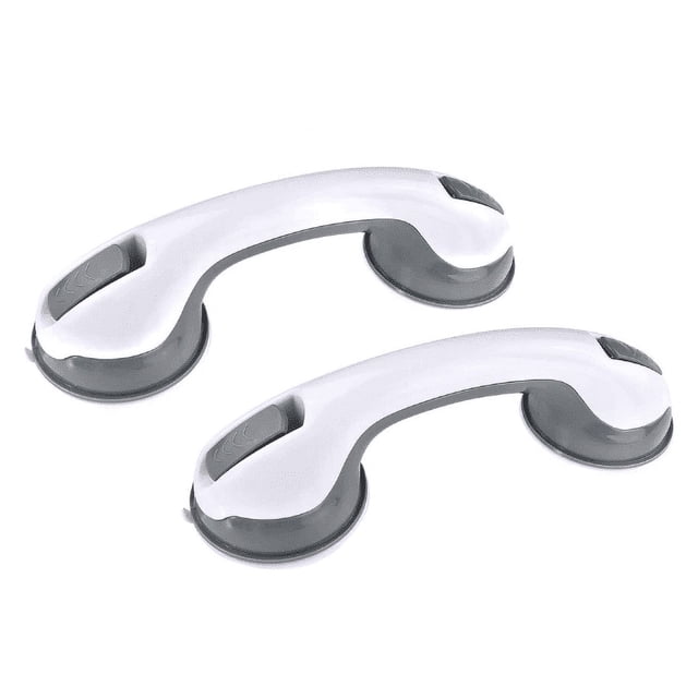 barras de seguridad para baño/ducha/ventosa para baño e inodoro (gris)