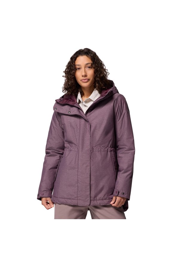 Women's Lillian Ridge Insulated Athletic Shell Jacket, Omni-Shield, 85% Recycled Insulation, Moonvista, Large, 213382