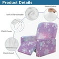 thumbnail image 5 of Kuiaobaty Snowflake Pattern Reclining Slipcover with Elastic Bottom Breathable Recliner Couch Cover Soft Recliner Chair Cover Large Reclining Sofa Slipcover for Pets, 5 of 8