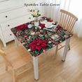 thumbnail image 2 of Christmas Table Cover Tablecloth Rectangle Picnic Hiking Camper Table Cloth for Party Supplies Home Kitchen Table Decor, 2 of 7