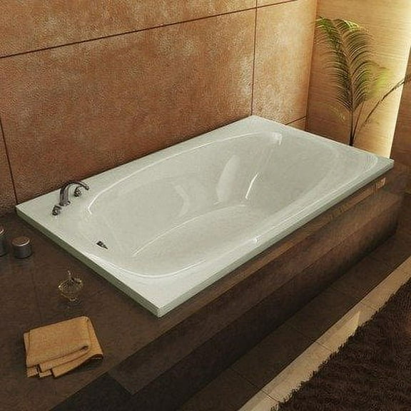Polaris 42 x 66 Rectangular Soaking Bathtub with Reversible Drain