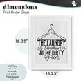thumbnail image 4 of Stupell Industries French Country Laundry Is Looking At Me Dirty White Framed Print Under Glass, 13 x 16, by Kim Allen, 4 of 8