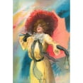 thumbnail image 2 of F. Ryson 18x24 Gold Ornate Framed and Double Matted Museum Art Print Titled - Matinee Girl (1907), 2 of 4
