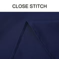 thumbnail image 5 of Unique Bargains Square Tablecloth Polyester Table Cover for Wedding Picnic 55" x 55" Navy Blue, 5 of 8