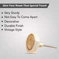 thumbnail image 5 of Perilla Home Set of 6 Round MOP Wooden Cabinet Knobs Decorative Antique Knobs for Home Kitchen Cabinet Hardware Cupboard Door Dresser Wardrobe and Drawer Pull Handle, 5 of 12