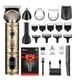 thumbnail image 1 of Rasuradora Electrica Cortadora de Pelo Profesional Afeitadora de Barba Nariz Máquina Para Cortar Cabello Recargable 6 En 1 Kit Regalo Hombre Modelo Dorada, 1 of 4