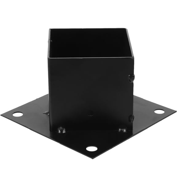 HOMEMAXS Metal Post Base Post Bracket Post Base Bracket Post Anchor Post Support Mailbox Post Feet Protector