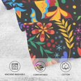 thumbnail image 4 of Dreamtimes Mexican Floral Bird Patterned Hand Towels 2 PCS, Cotton Bath Towel for Drying Face Hands Body Decorative Water Absorbent Lightweight Towels for Bathroom Ktichen Travel Gym,16"x28", 4 of 7