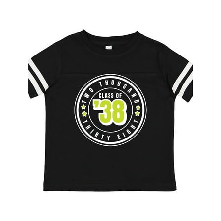 

Inktastic Class of 2038 in White Circle with Stars Gift Toddler Boy or Toddler Girl T-Shirt