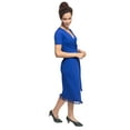 thumbnail image 3 of Shirin Short Sleeve Pom Pom Bottom Dress, 3 of 3
