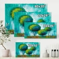 thumbnail image 4 of Designart ' Colourful Landscape Trees Impressionist II ' Modern Canvas Wall Art Print, 4 of 4