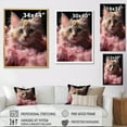 thumbnail image 4 of Designart "Bathing Cuddly Kittens In The Bathroom III" Bathroom Wall Art Living Room, 4 of 7