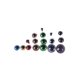 thumbnail image 1 of Bewildely 400 Uds. Ojos de muñeca abundantes piezas de muñecos de peluche de fantasía multifunción ligereza para accesorios de peluche Navidad Muñecas y casas de muñecas Vistoso  560 piezas Bewildely FN011478-02, 1 of 6