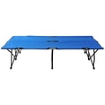 thumbnail image 2 of Pemberly Row 2-Person Folding Camping Cot 50" Wide Sleeping Bed in Blue, 2 of 7