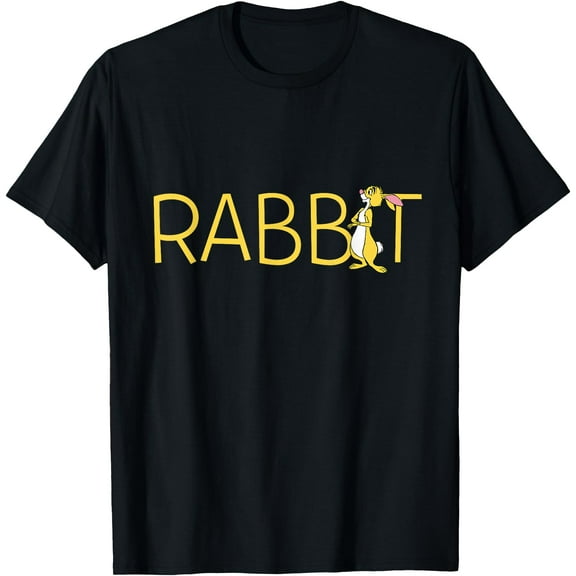 Winnie the Pooh Rabbit Classic Lettering Unisex Softstyle T-Shirt for Men Women Kids
