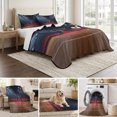 thumbnail image 6 of Twin Quilt Set 68''x86'', Basketball Court Lightweight Summer Bedspread Coverlet Set with 2 Pillow Shams, Indoor Sports Field Scene Modern Breathable All Season Quilt Bedding for Dorm/Bedroom, 6 of 9