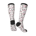 thumbnail image 4 of Haiem Rose Flowers Socks, Funny Novelty Crazy Design Cotton Socks Sports Socks Knee High Socks For Men, Women,1Pairs - Gift For Working Friends, 4 of 9