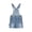 LightBlue-2811, variant on KIDSCOOL SPACE Trendy Washed Girls Denim Overall Dress, Raw Frayed Hem Jean Pinafore Dress with Hammer Loop, Light Blue,12-13 Years