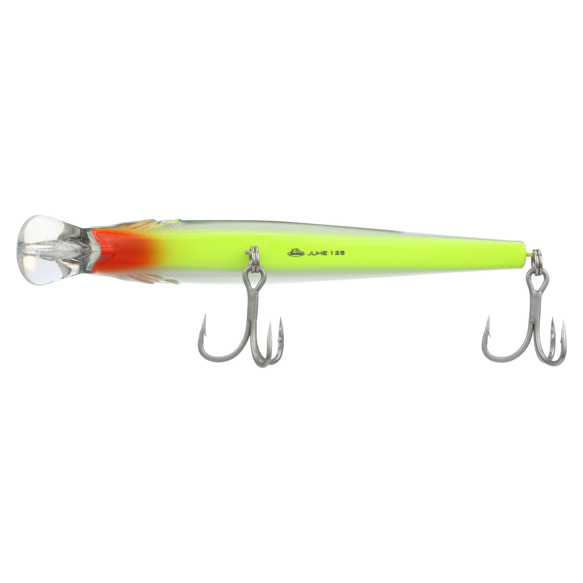 Berkley Juke Saltwater, 5 in, Crankbaits, Chrome/Chartreuse (1 Count)