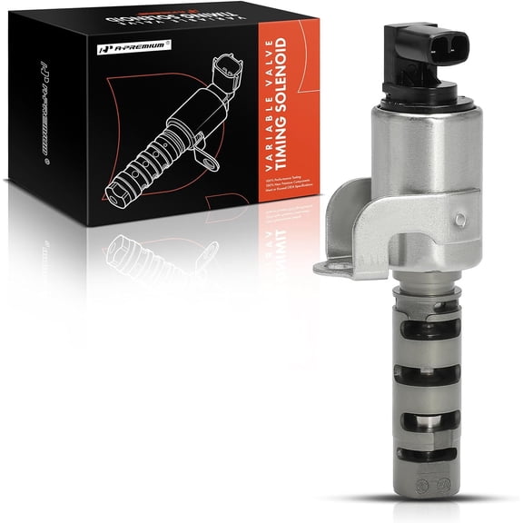A-Premium Intake or Exhaust Engine Variable Valve Timing (VVT) Solenoid Compatible with Hyundai Genesis 2009-2012, Equus 2011-2011 & Kia Borrego 2009-2011, 4.6L, Replace# 243553F301