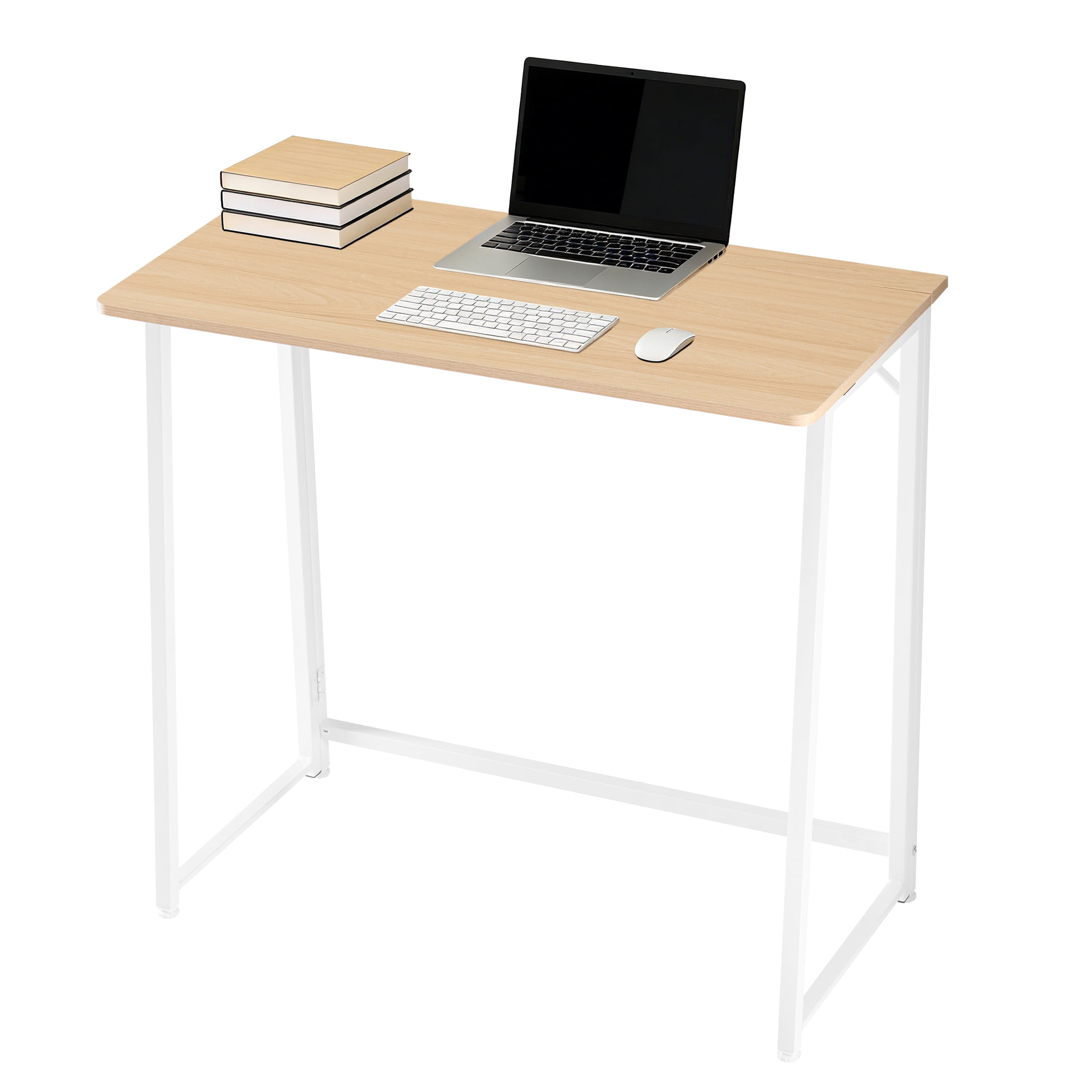 Gianna Foldable Desk, Space-Saving Small Workstation Table, Easy Assembly for Home Office, RV, Dorm – 31.5 inch Portable Computer Writing Desk