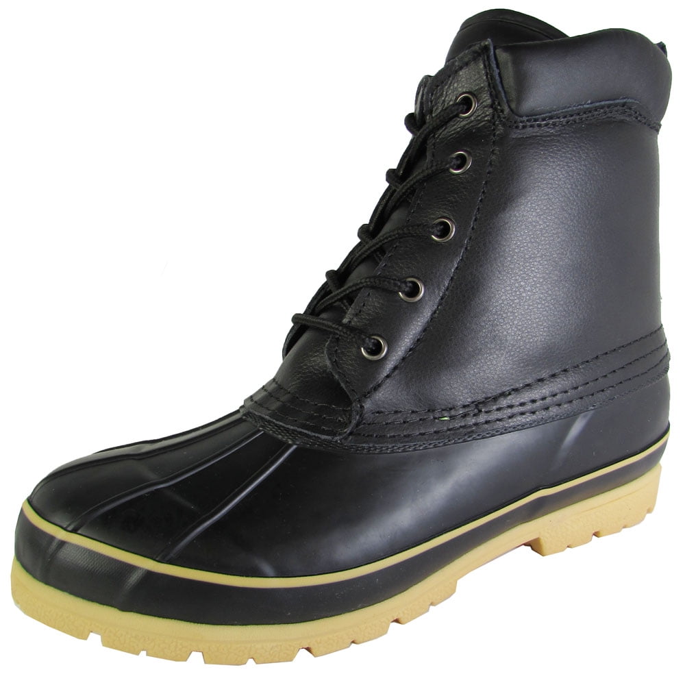 leather duck boots