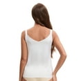 thumbnail image 2 of Unique Bargains Women's V Neck Wide Strap Loose Fit Camisoles S White Y2, 2 of 6