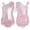 Pink, variant on YiZYiF Kids Girls Metallic Gymnastics Ballet Dance Leotard Sparkly Sequins Tassels Mermaid Bodysuit Blue 6