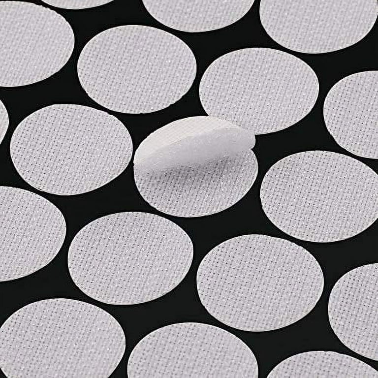 Self Adhesive Dots, 80 Pairs 0.98 - Blending Fabric Hook & Loop Tapes,  Round Dots for Classroom (Black)