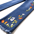 thumbnail image 6 of QERINTE Womens Plus Size bootcut Jeans High Waisted Stretchy Jeans Curvy Embroidered, 6 of 7