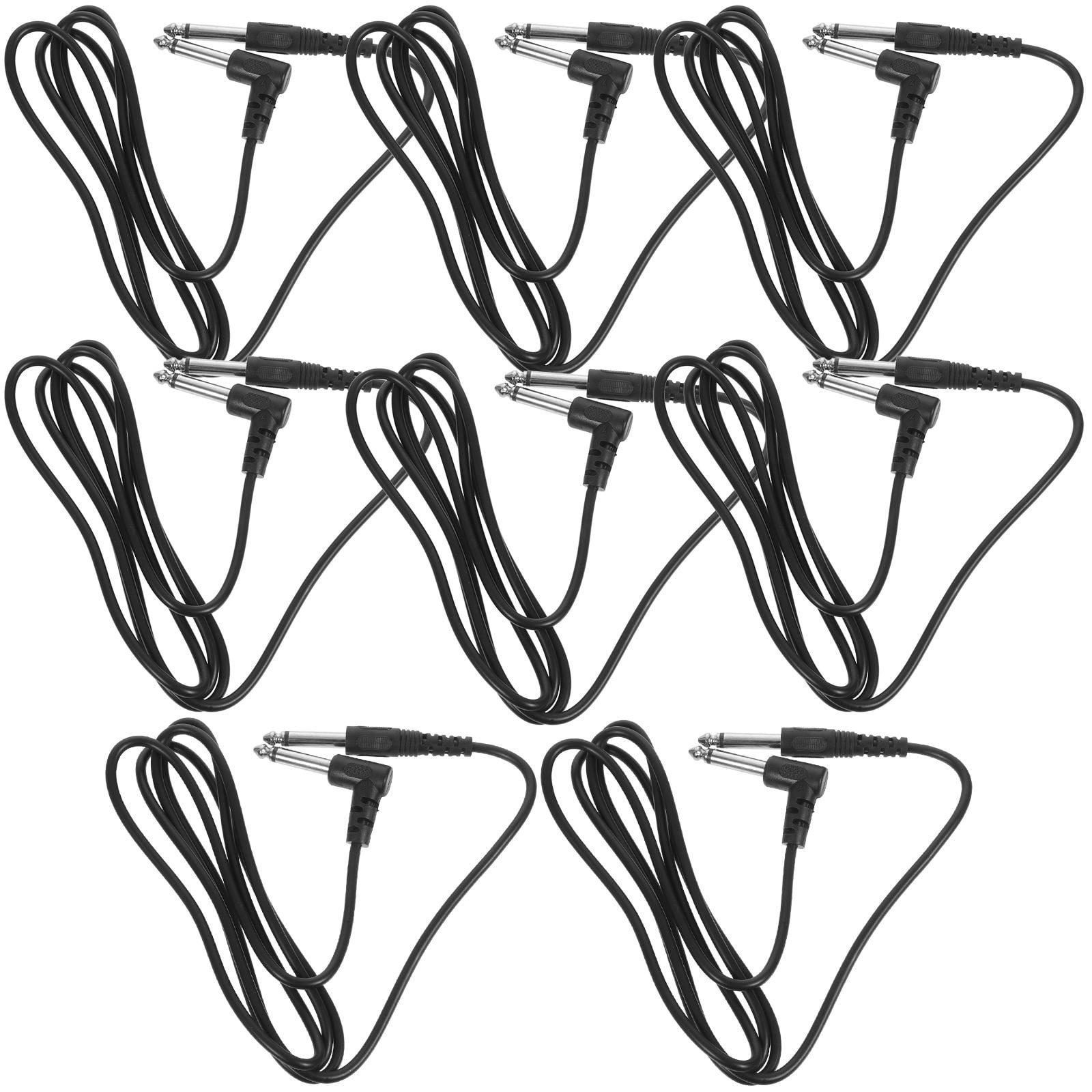 HOMEMAXS 16 pcs  Guitar Cables Professional 6.35mm Guitar Cables Instrument Cables Guitar Cords