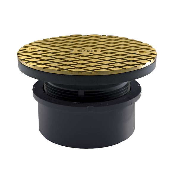 Jones Stephens C59001 4 Pvc Adjustable Cleanout - Brass
