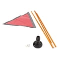 thumbnail image 1 of Almencla Kit de Base de Drapeau de Kayak en Alliage d'Aluminium avec Base Stable pour Bateaux Dériveurs Yacht Drapeau Rouge, 1 of 8