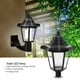 FAGINEY Applique, Applique Solaire LED Lampe Extérieure pour Balcon Jardin, Applique Solaire Extérieure – image 4 sur 9
