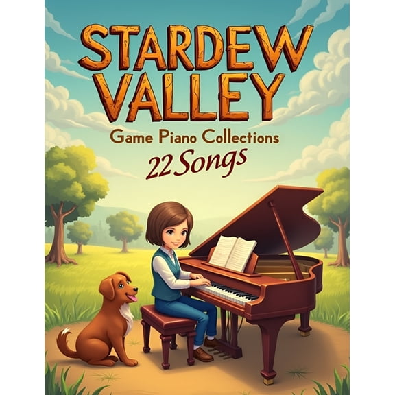 Stardew Valley Game Piano Collections: 22 Songs, (Paperback)