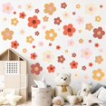 thumbnail image 3 of 12 Hojas De Pegatinas De Pared De Flores, Lindas Y Coloridas Pegatinas De Pared Florales, Pegatinas De Vinilo Para Despegar Y Pegar, Pegatinas De Pared Y2K Preppy Hippie, Decoración Estética Para Niña, 3 of 5