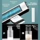 thumbnail image 4 of Turbo Shower Head Home Bath Shower Nozzle Water Heater Filter Shower ,10 Bathing Modes, One Pressurised Water Stop Function Shower Head., 4 of 8