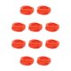 thumbnail image 3 of Bandas para el cabello Minnieouse 10 piezas decorativas ajustables alta elasticidad Naranja, 3 of 6