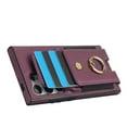 thumbnail image 3 of Allytechgroup Wallet Case for Samsung Galaxy S22 Ultra, PU Leather Cards Slots Ring Kickstand Anti-Scratch Stylish Phone Case Cover for Women Men, Purple, 3 of 7