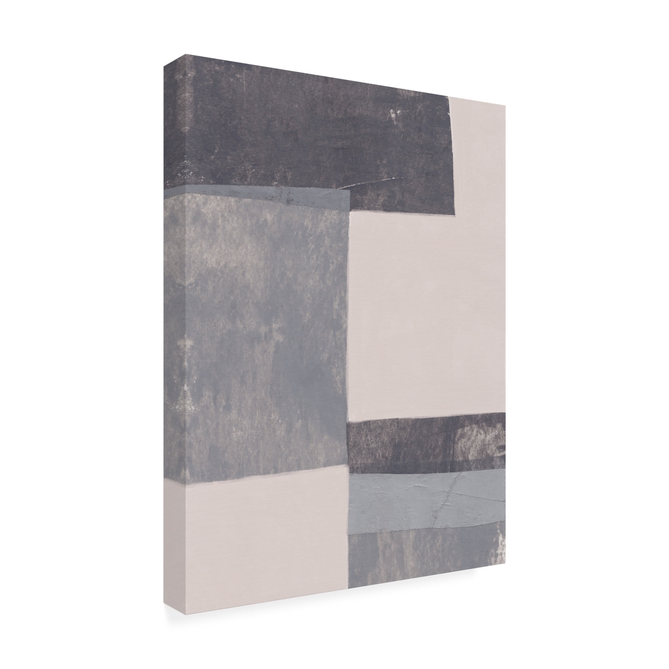 Trademark Fine Art Alisa Galitsyna Gray Blocks 1 Canvas Wall Art