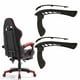 thumbnail image 1 of Reposabrazos universal perfecl 2 uds ligero portátil para silla de oficina y juegos 5 agujeros, 1 of 8