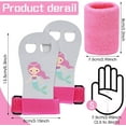 Kids Weight Set 4-Pack Kids Gymnastic Grips - Palm Protection & Wrist Support Gymnastics Grips For Girls 10-12