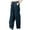 Black, variant on Lolmot Women's Cotton Linen Casual Loose Elastic High Waist Pocket Trouser Tapered Pants Solid Color Breathable Cropped Pants