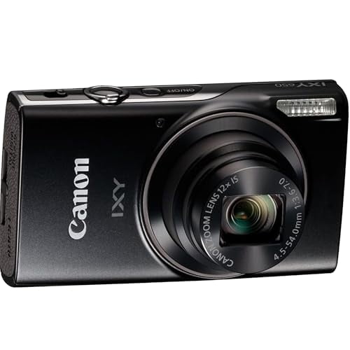 Canon PowerShot IXY 650 (ELPH 360) HS Digital Camera + 64GB Memory
