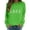 Green, variant on Women's Raglan Sleeve Crewneck Sweatshirt Cloud Simple Graphic Loose Fit Long Sleeve Casual Tops