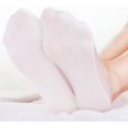 thumbnail image 6 of 6 Pairs White  Women's No Show Socks, Nylon Ultra Low Cut Non-Slip Thin Liner Socks, Invisible Socks for Flats, 6 of 6