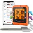 thumbnail image 1 of ThermoPro 650 ft Bluetooth Meat Thermometer with 4 Color-Coded Probes, Wireless Meat Thermometer Digital Wireless with Timer, Commercial Cooking Tools & Utensils Rechargeable for Smoker Oven, 1 of 8