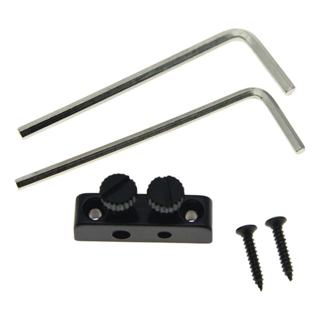 Juego de herramientas de Soporte de llave Allen perfke para guitarra eléctrica 2,5mm y 3mm Negro